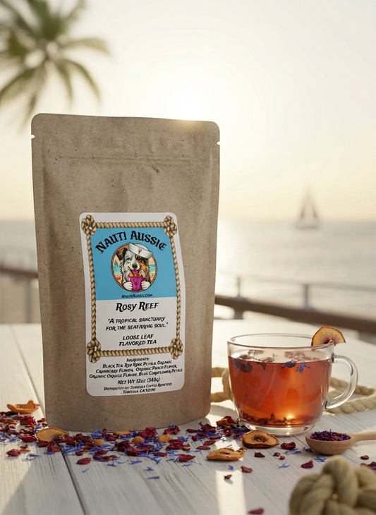 Rosy Reef - Red Rose, Peach, Cranberry | Loose Leaf Tea